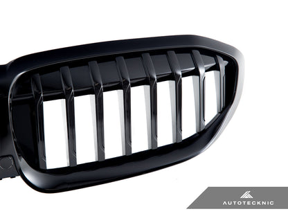 AutoTecknic Painted Glazing Black Front Grille - G20 3-Series Pre-LCI - Graveyard Performance