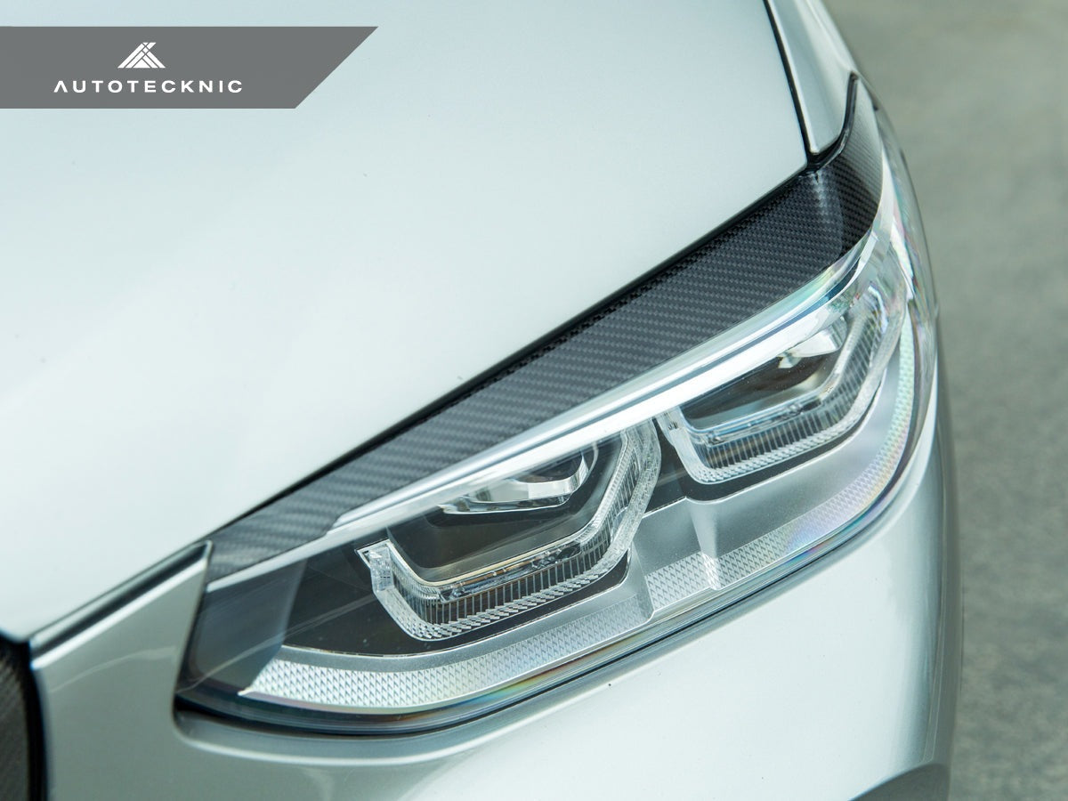 AutoTecknic Carbon Fiber Headlight Trim Set - F97 X3M | F98 X4M
