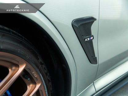AutoTecknic Dry Carbon Fiber Fender Trim Set - F97 X3M | F98 X4M | G01 X3 | G02 X4 - Graveyard Performance