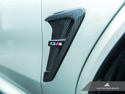 AutoTecknic Dry Carbon Fiber Fender Trim Set - F97 X3M | F98 X4M | G01 X3 | G02 X4 - Graveyard Performance