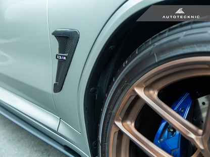 AutoTecknic Dry Carbon Fiber Fender Trim Set - F97 X3M | F98 X4M | G01 X3 | G02 X4 - Graveyard Performance