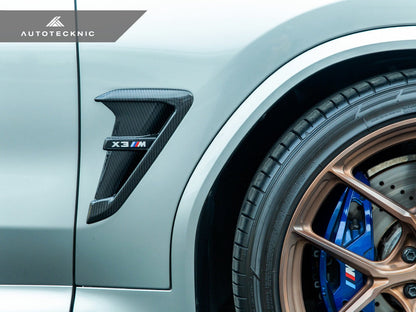 AutoTecknic Dry Carbon Fiber Fender Trim Set - F97 X3M | F98 X4M | G01 X3 | G02 X4 - Graveyard Performance