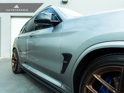 AutoTecknic Dry Carbon Fiber Fender Trim Set - F97 X3M | F98 X4M | G01 X3 | G02 X4 - Graveyard Performance