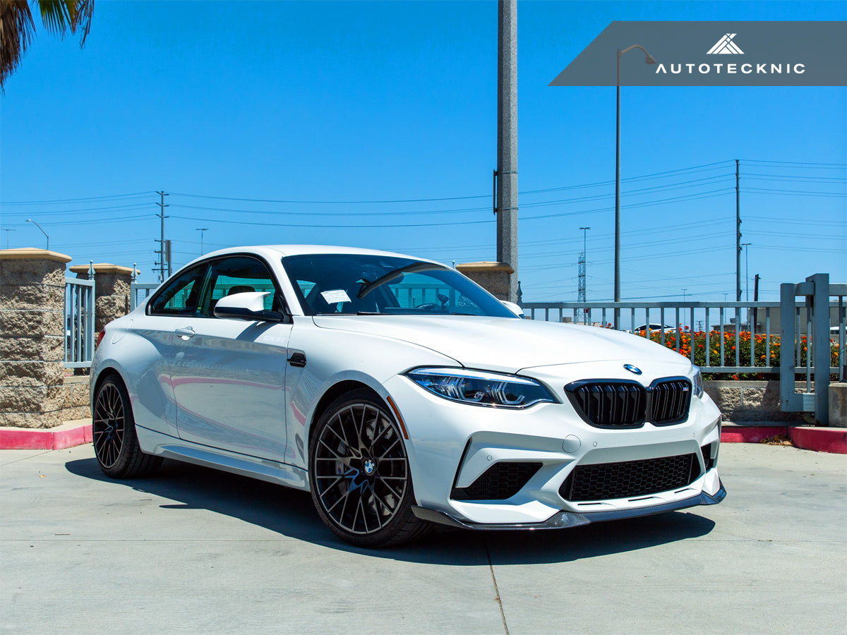 AutoTecknic Dry Carbon Competition Front Aero Lip - F87 M2 Competition - Graveyard Performance