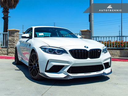 AutoTecknic Dry Carbon Competition Front Aero Lip - F87 M2 Competition - Graveyard Performance