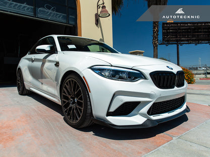 AutoTecknic Dry Carbon Competition Front Aero Lip - F87 M2 Competition - Graveyard Performance