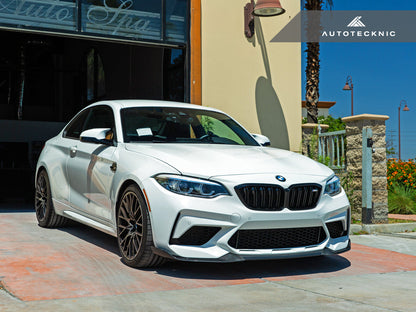 AutoTecknic Dry Carbon Competition Front Aero Lip - F87 M2 Competition - Graveyard Performance