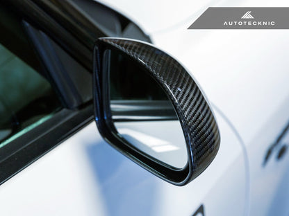 AutoTecknic Replacement Dry Carbon Mirror Covers - Honda S2000 - Graveyard Performance