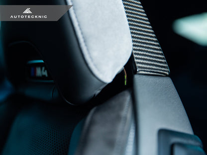 AutoTecknic Dry Carbon Seat Back Cover Set - G80 M3 | G82 M4 - Graveyard Performance