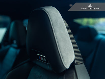 AutoTecknic Dry Carbon Seat Back Cover Set - G80 M3 | G82 M4 - Graveyard Performance