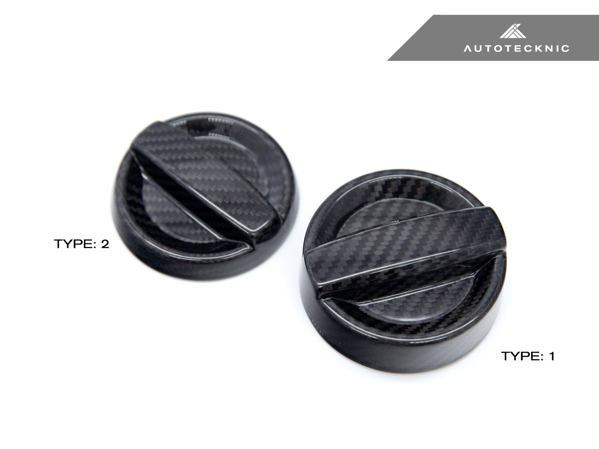AutoTecknic Dry Carbon Competition Oil Cap Cover - F25 X3 | F26 X4 - Graveyard Performance