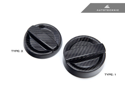 AutoTecknic Dry Carbon Competition Oil Cap Cover - E83 X3 - Graveyard Performance