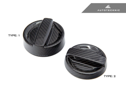 AutoTecknic Dry Carbon Competition Oil Cap Cover - G30 5-Series - Graveyard Performance