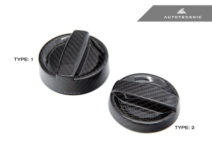 AutoTecknic Dry Carbon Competition Oil Cap Cover - E84 X1 - Graveyard Performance