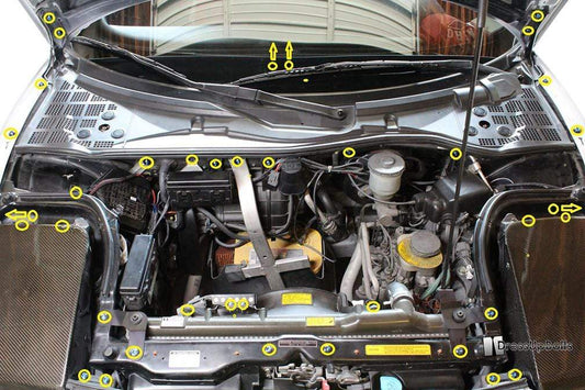 Acura NSX (1990-2005) Titanium Front Bay Kit - Graveyard Performance