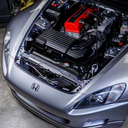 Stage 3 Titanium Hardware Engine Bay Kit - Honda S2000 (2000-2009) - Graveyard Performance