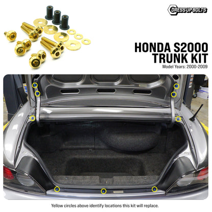 Titanium Hardware Trunk Kit - Honda S2000 (2000-2009)
