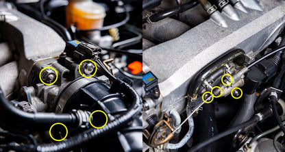 Titanium Hardware Throttle Body Kit - F20C | F22C1 Engine - Graveyard Performance
