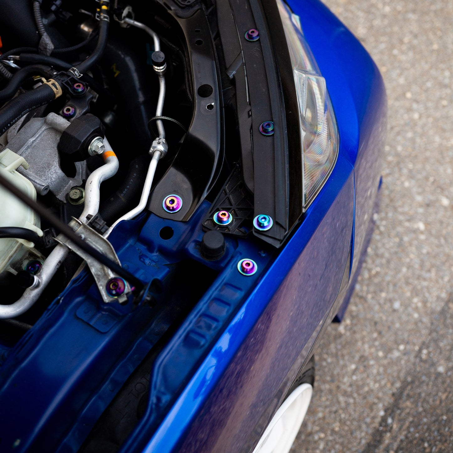 Stage 2 Titanium Hardware Engine Bay Kit - Honda Civic Si (2016-2021) - Graveyard Performance