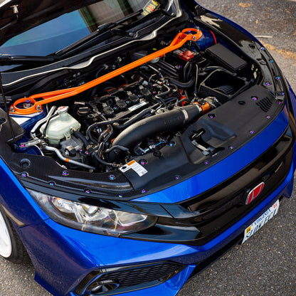 Stage 3 Titanium Hardware Engine Bay Kit - Honda Civic Si (2016-2021) - Graveyard Performance