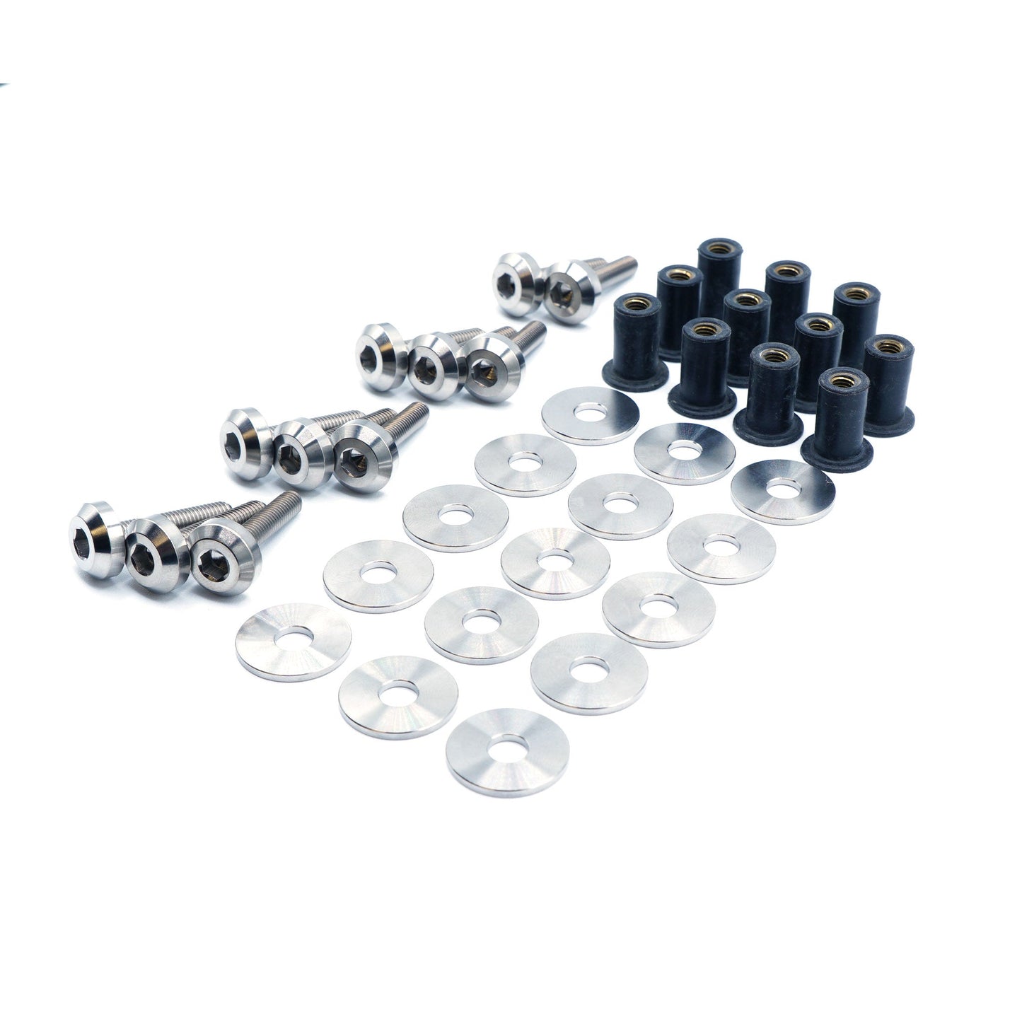 Titanium Hardware Plastic Clip Delete Kit - Honda Civic Si (2022+) - Graveyard Performance