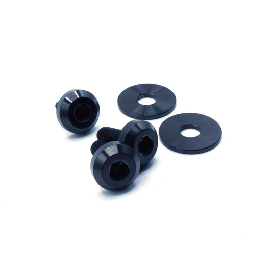 Titanium Hardware Fuel Door Kit - Honda Civic Si (2012-2015) - Graveyard Performance