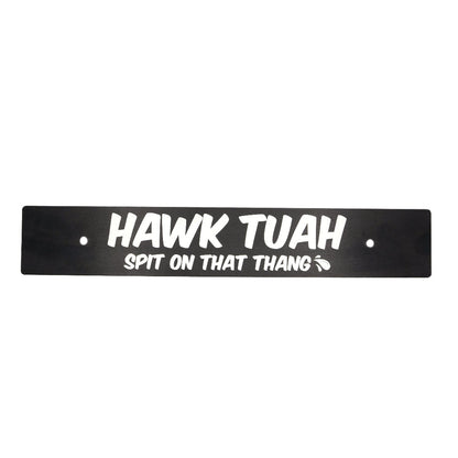 Billetworkz "Hawk Tuah" License Plate Delete - Graveyard Performance