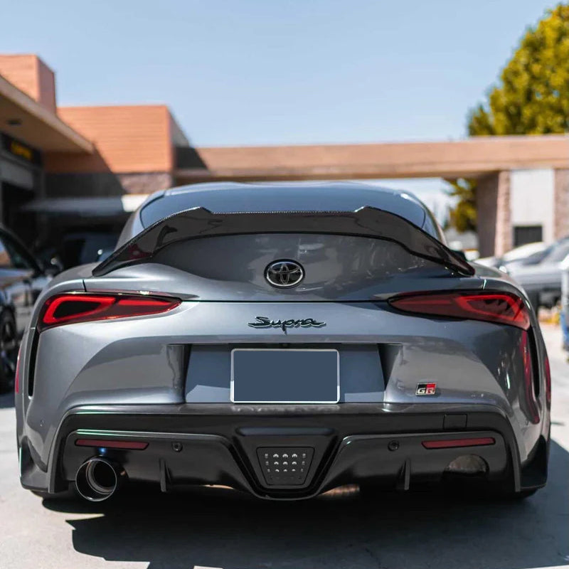 Carbon Fiber Toyota Supra MKV A90/A91 V Type Trunk Spoiler - Graveyard Performance