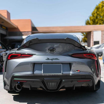 Carbon Fiber Toyota Supra MKV A90/A91 V Type Trunk Spoiler - Graveyard Performance