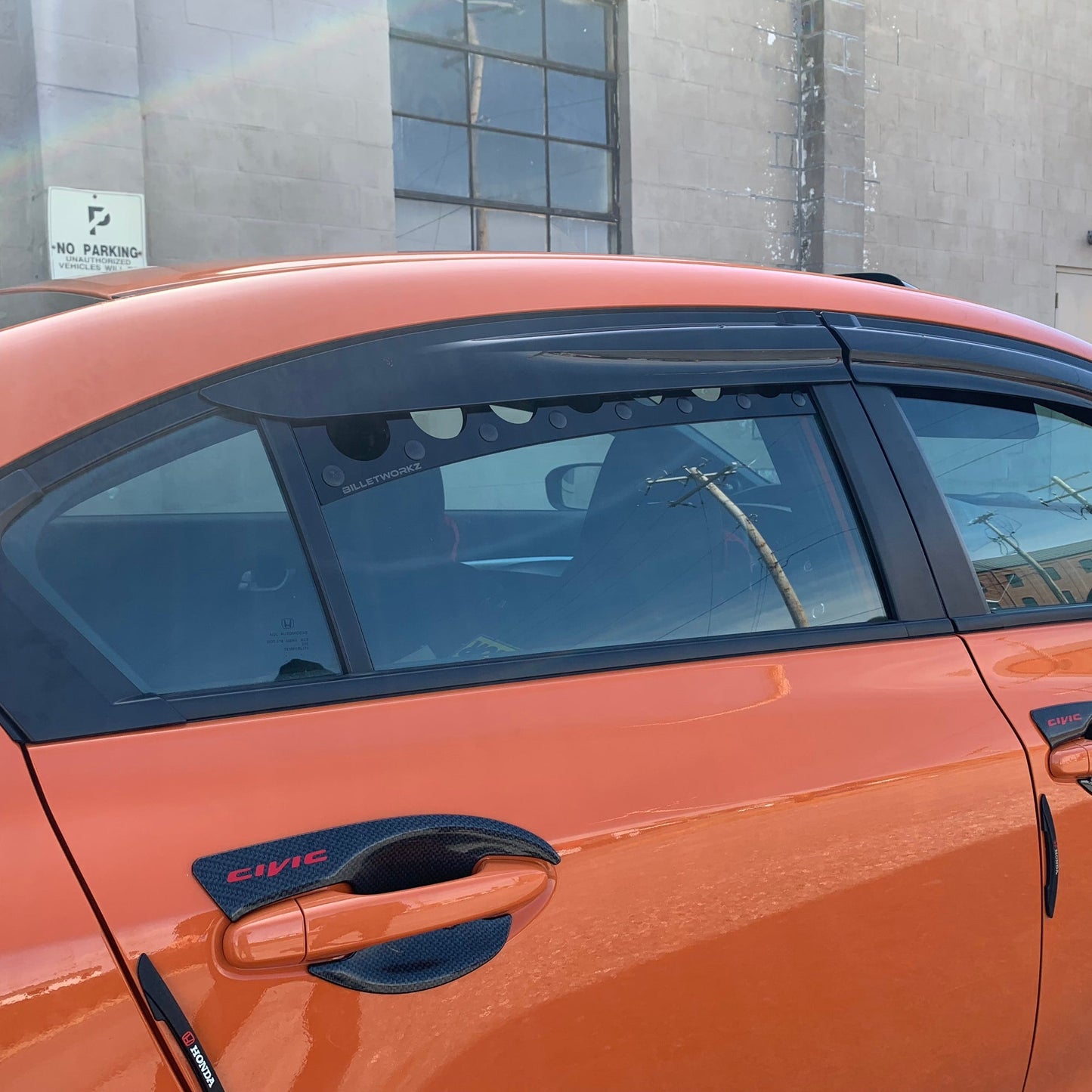Billetworkz Window Vents Honda Civic Sedan 2012-2015