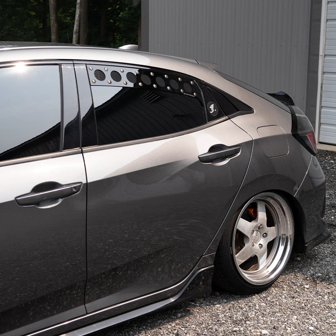 Billetworkz Window Vents Honda Civic Hatch / Type R 2016-2022