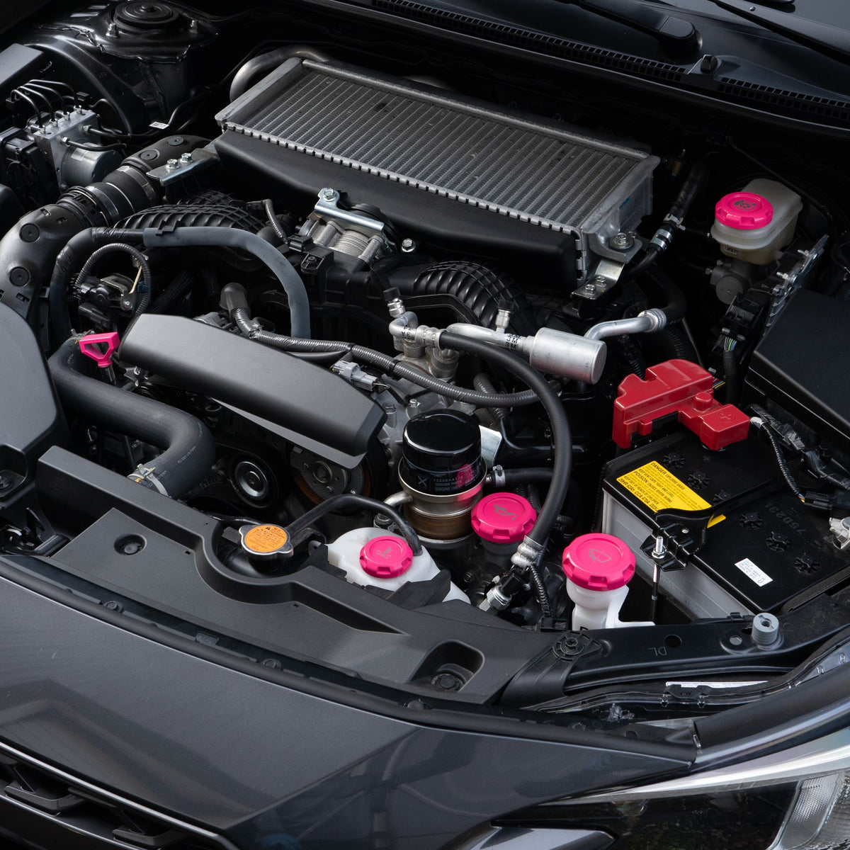 Billetworkz Engine Bay Caps - Subaru WRX/STI 2008-2014