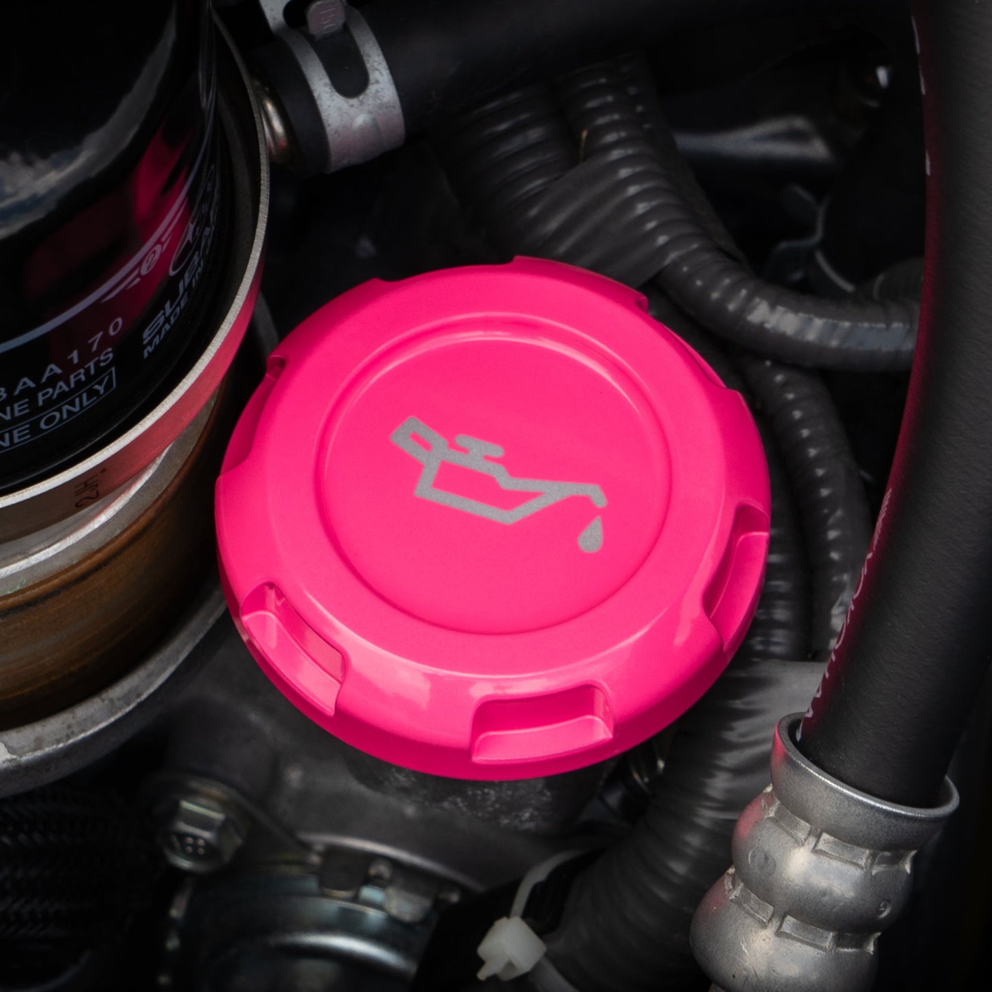 Billetworkz Engine Bay Caps - Subaru Forester XT 2009-2013 - Graveyard Performance