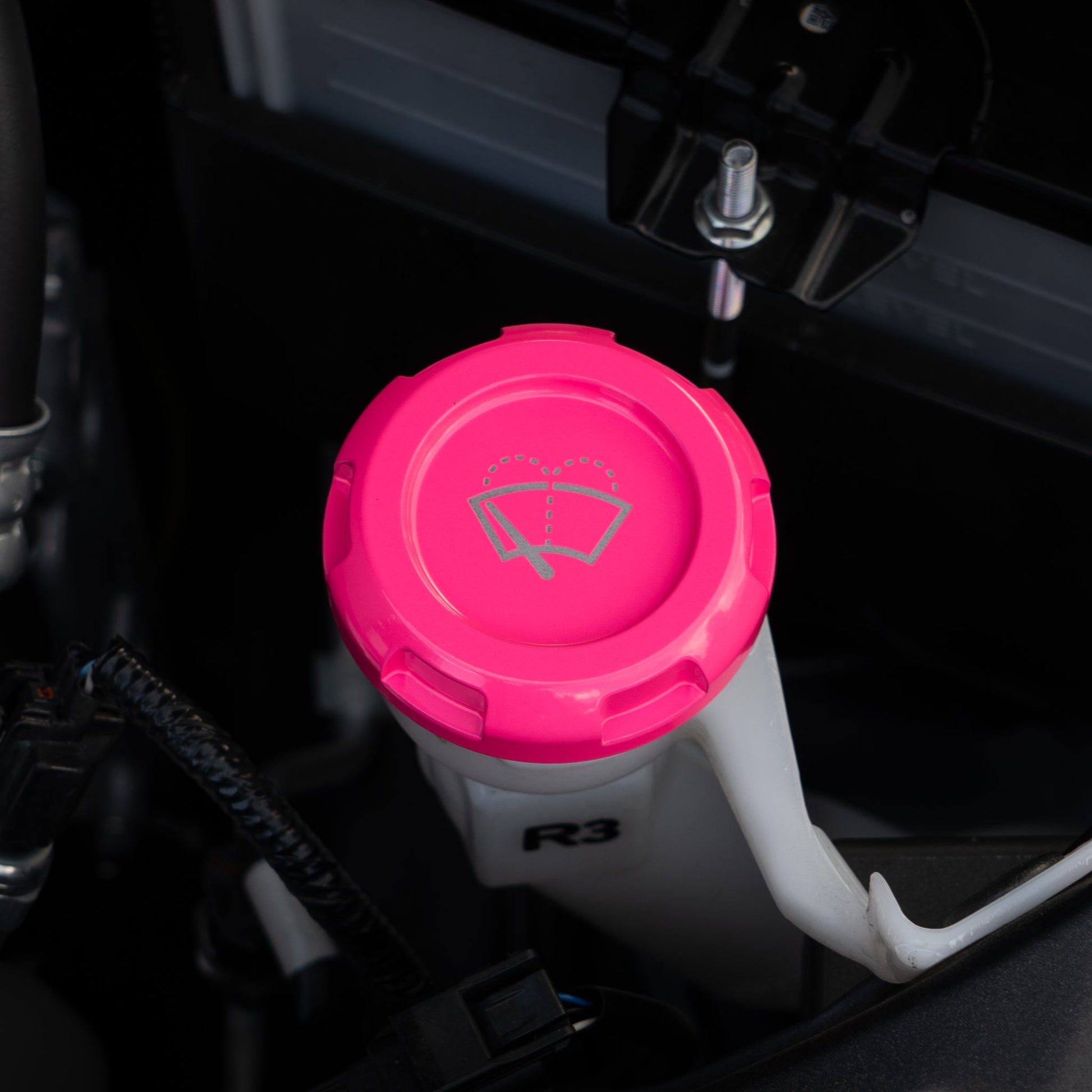 Billetworkz Wiper Fluid Reservoir Cap - Subaru (2002+) - Graveyard Performance