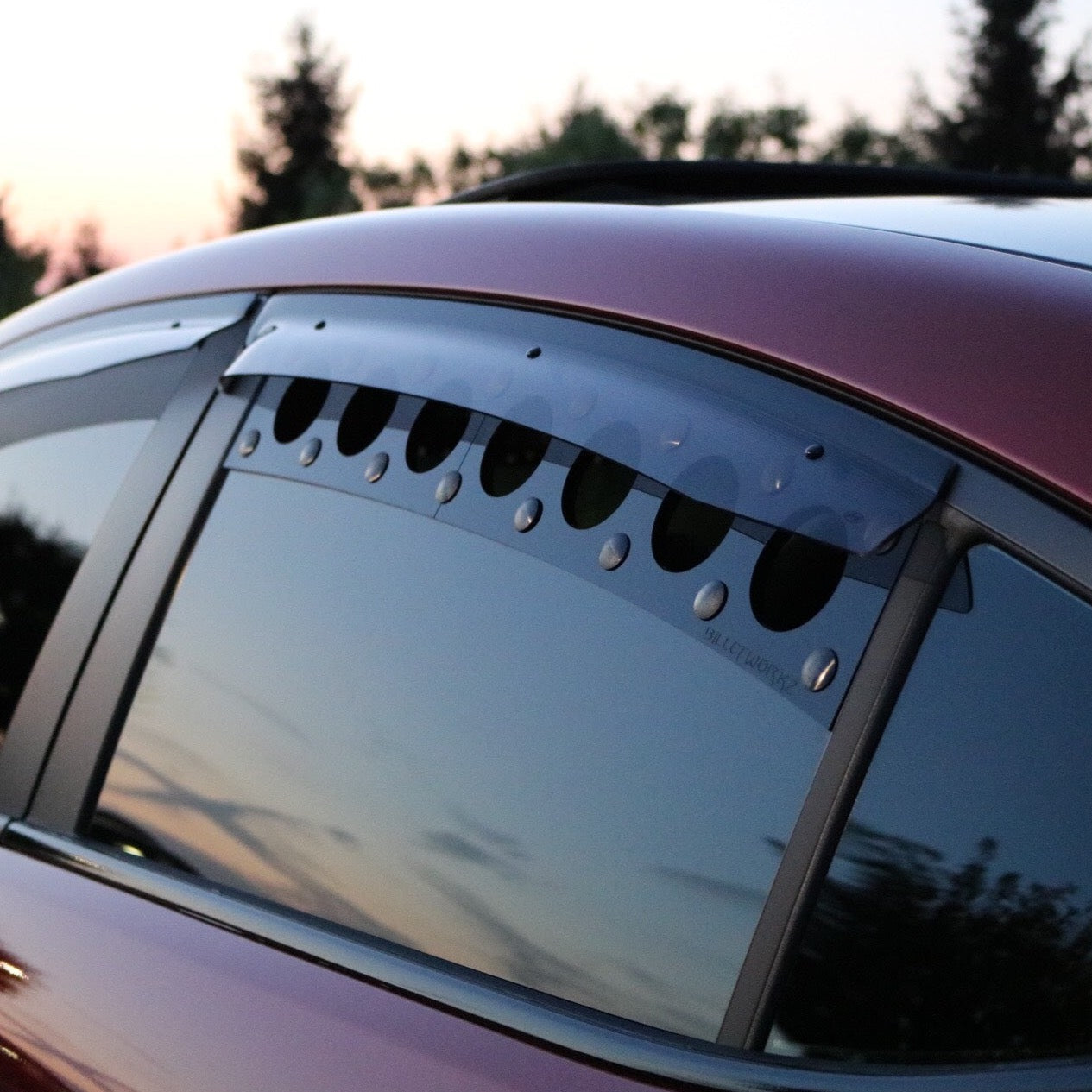 Billetworkz Window Vents Hyundai Elantra 2017-2020 - Graveyard Performance