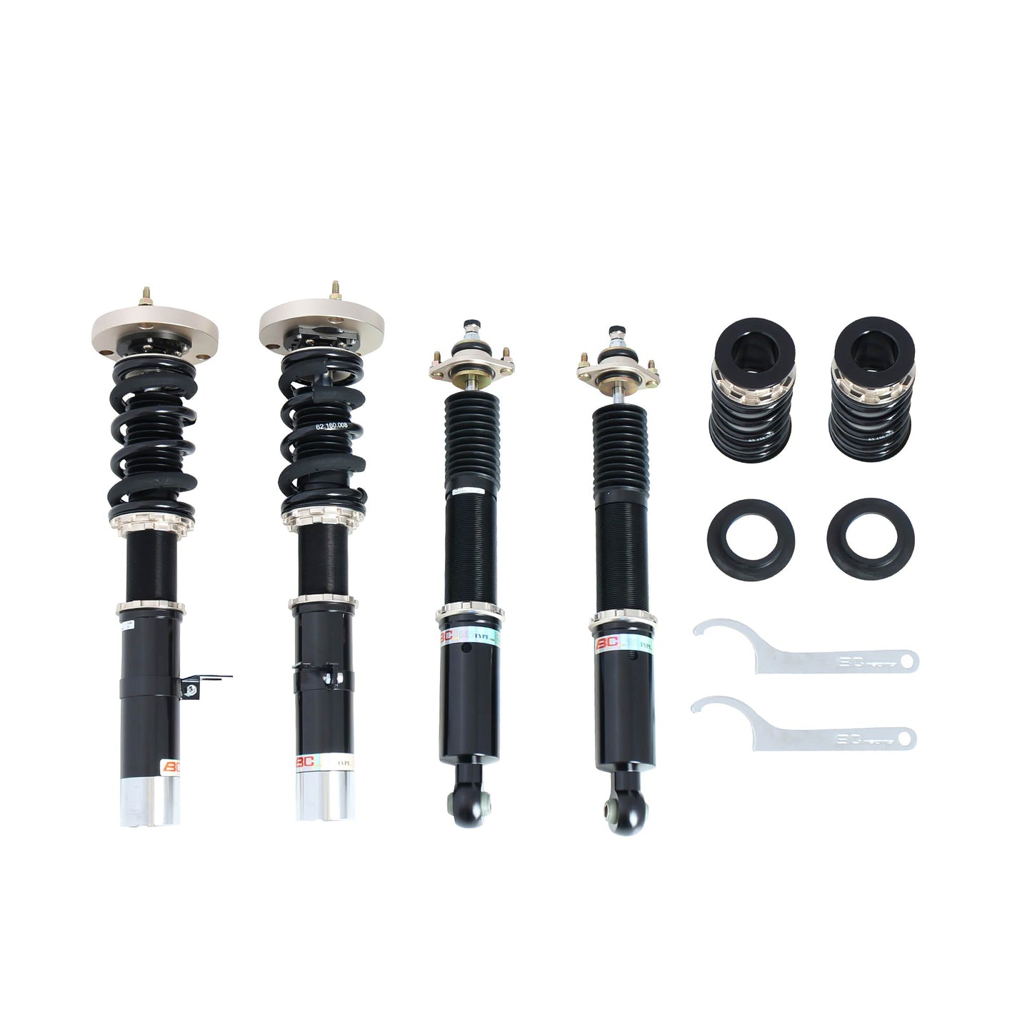 BC Racing Coilovers 82-93 BMW 3-Series E30 (45mm Front Strut - Weld In)