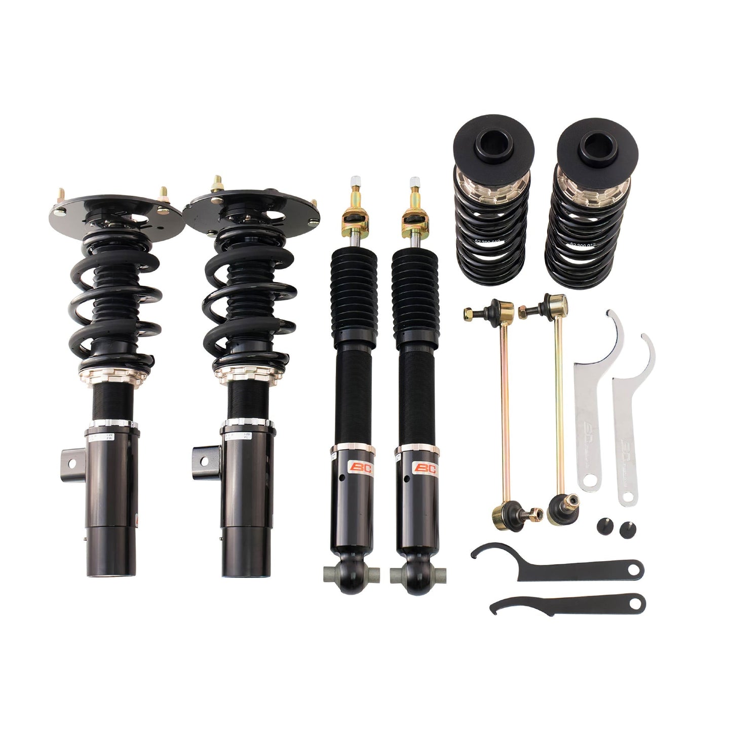 BC Racing Coilovers 12-18 BMW 3 Series F30 3-Bolt Top Mounts (Extreme Low)