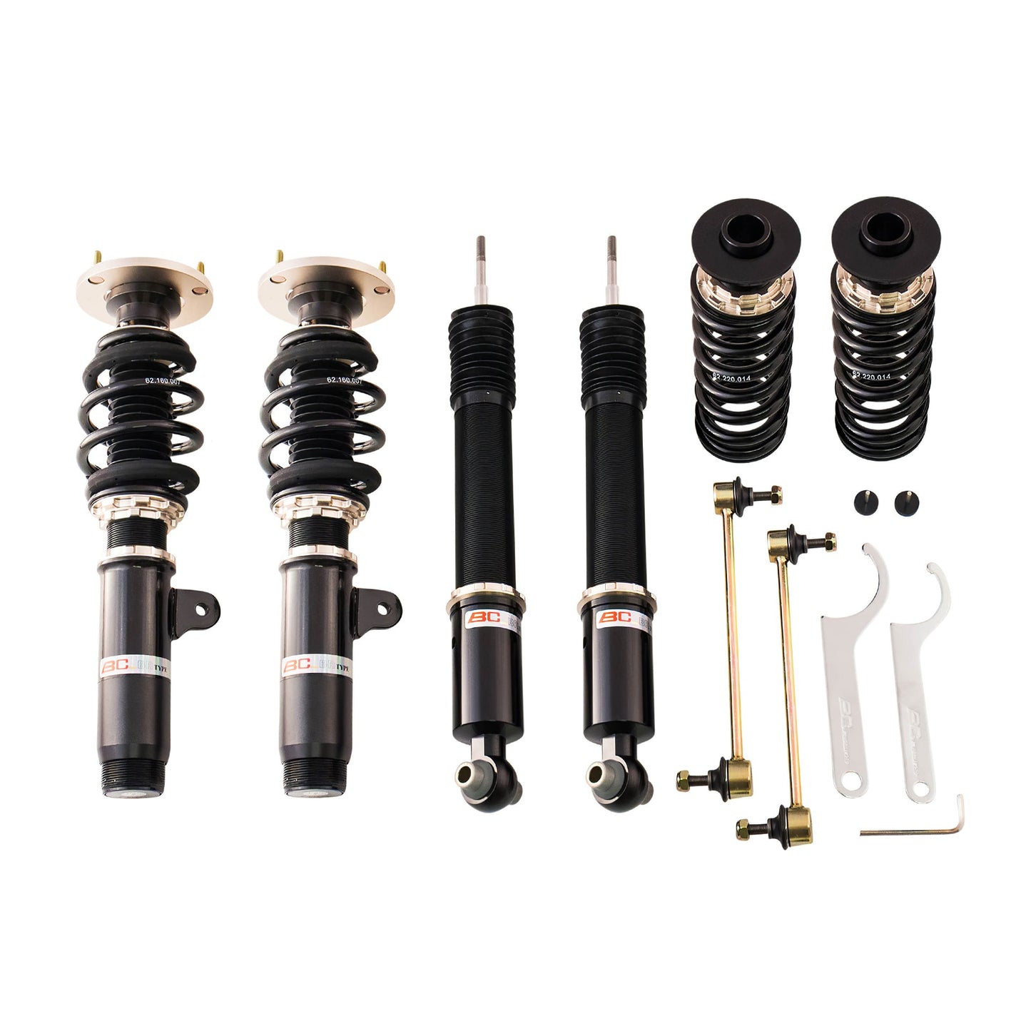 BC Racing Coilovers 14-20 BMW 4-Series F32 (RWD) (3-Bolt Top Mounts)