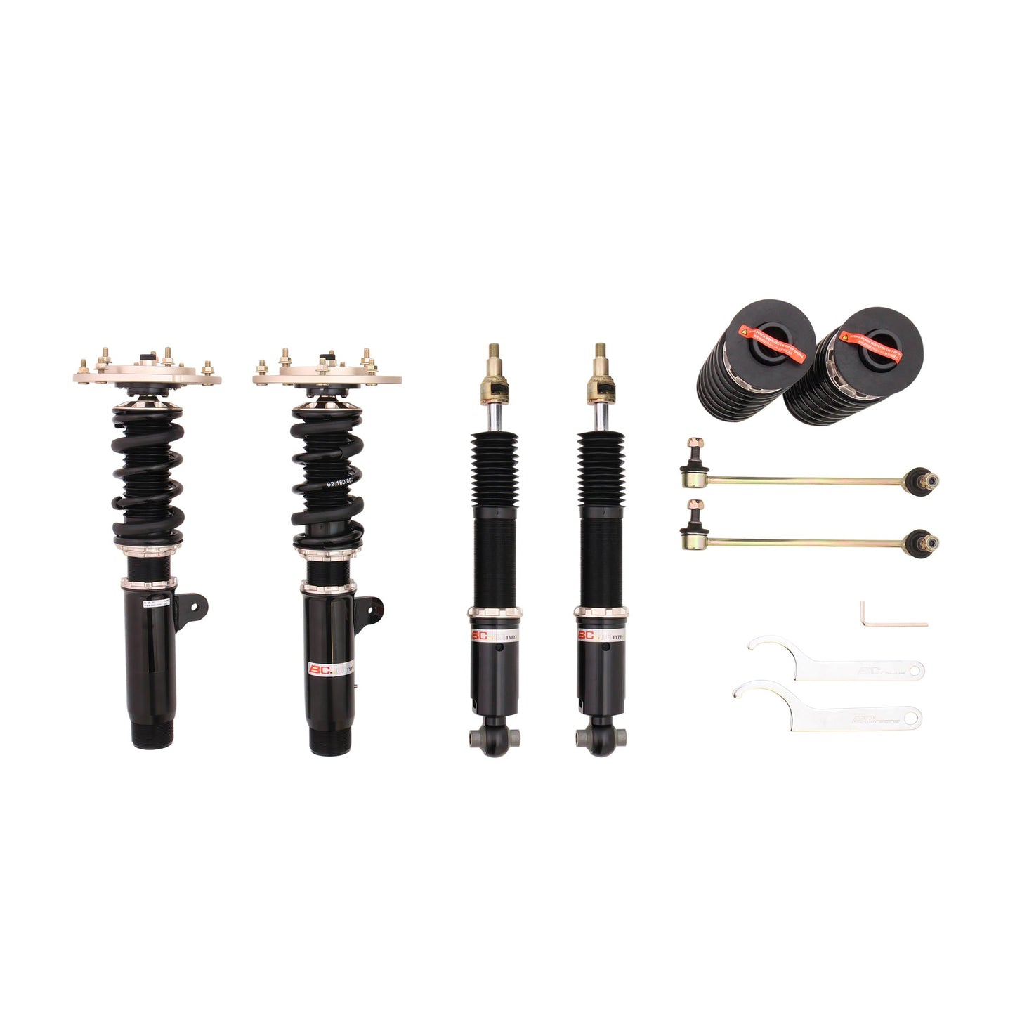 BC Racing Coilovers 14-20 BMW F80 / F82 M3 & M4 (3-Bolt Top Mounts) (Rear Integrated / True Rear Coilover)