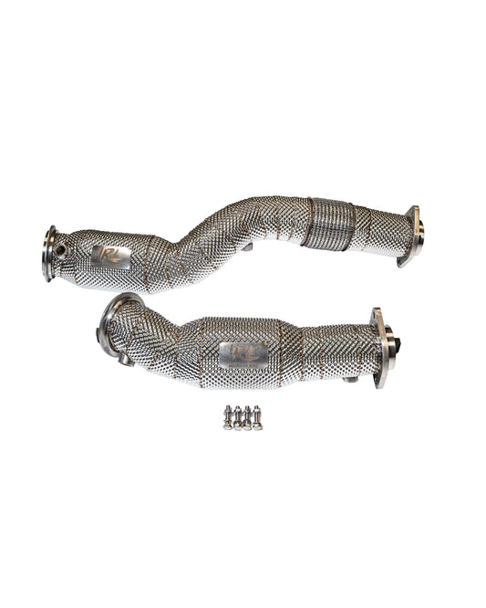 IRL G8X High Flow Resonated Downpipes - Graveyard Performance