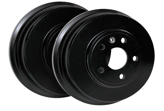 R1 Concepts E-Line Blank Brake Rotor & Drum Set, 2012-2018 Ford/Lincoln/Mercury/Mazda, Position: Front & Rear with  Optimum Oep pads