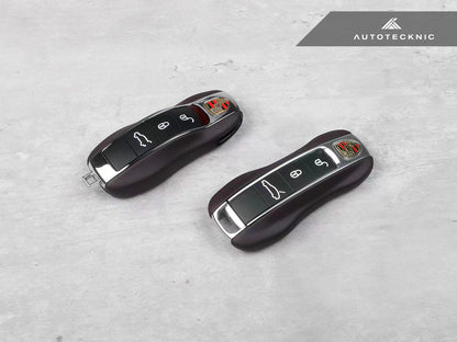 AutoTecknic Leather Key Remote Trim - Porsche - Graveyard Performance