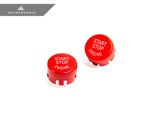 AutoTecknic Red Start Stop Button - F20 1-Series - Graveyard Performance