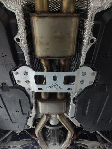 MAD BMW G8x M3 M4 S58 Resonated Single Midpipe (Brace Included) - Graveyard Performance