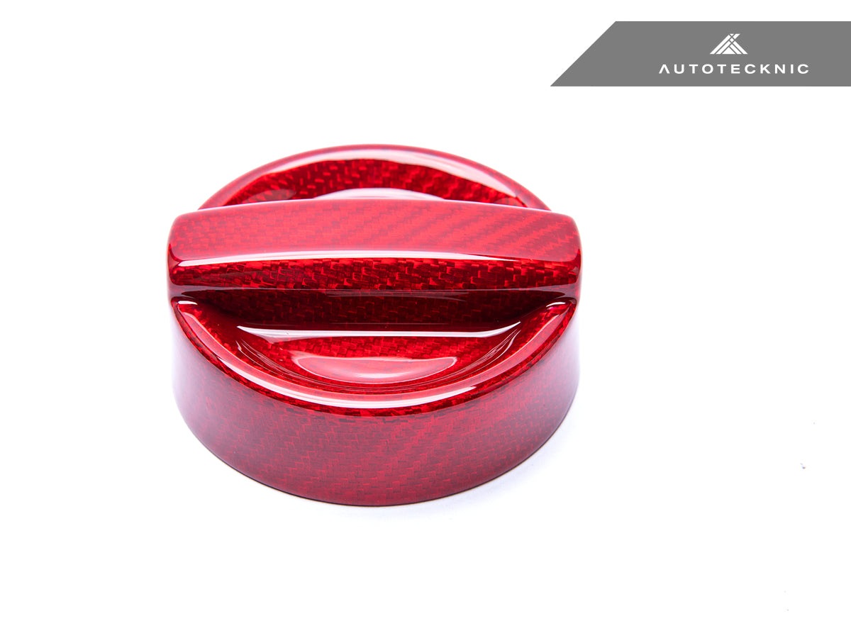 AutoTecknic Dry Carbon Competition Oil Cap Cover - E60 5-Series - Graveyard Performance