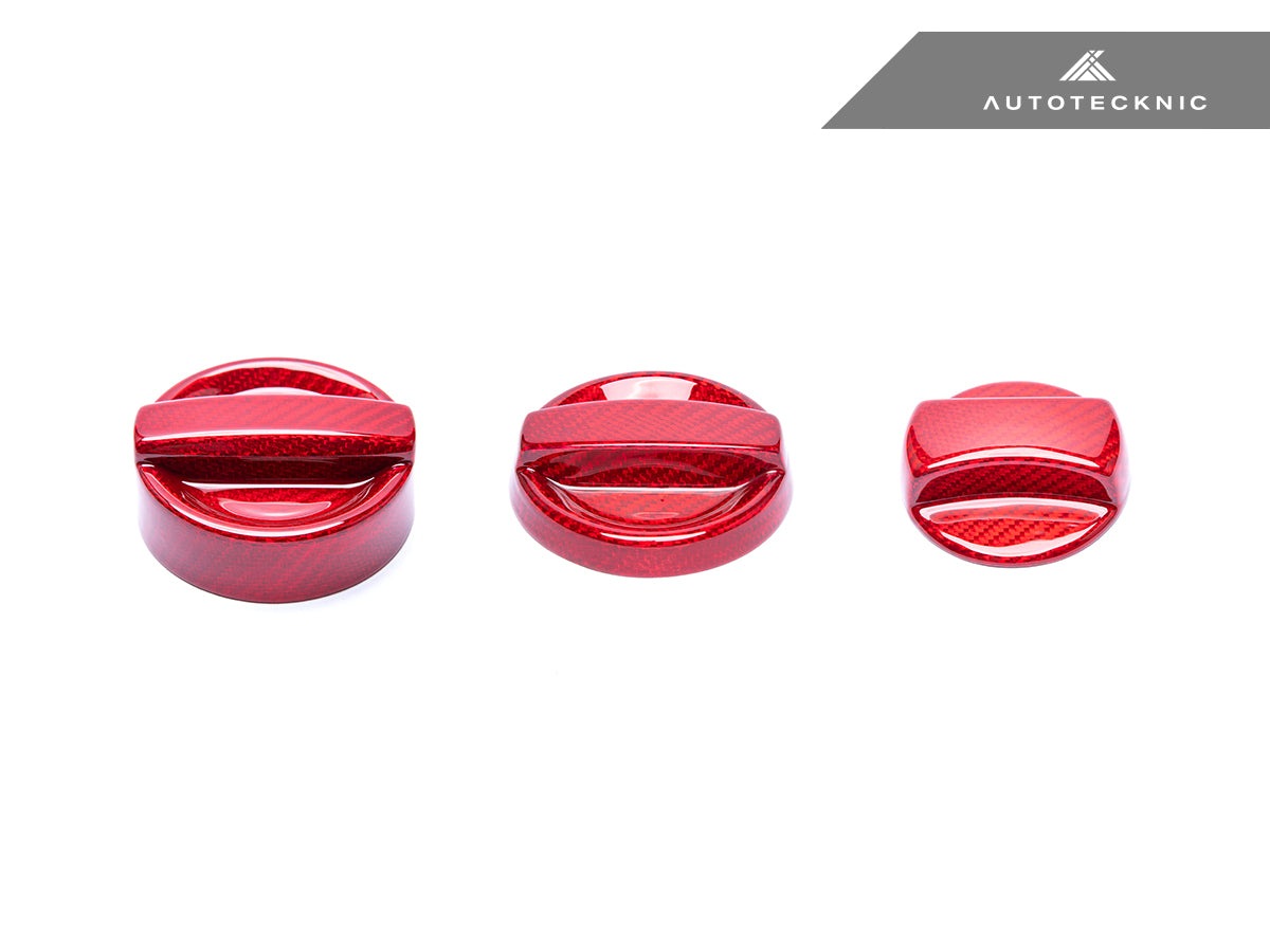 AutoTecknic Dry Carbon Competition Oil Cap Cover - E60 5-Series - Graveyard Performance