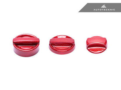 AutoTecknic Dry Carbon Competition Oil Cap Cover - E60 5-Series - Graveyard Performance