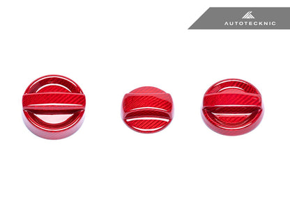 AutoTecknic Dry Carbon Competition Oil Cap Cover - E63 6-Series - Graveyard Performance