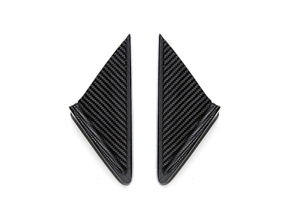 AutoTecknic Dry Carbon Side Mirror Wind Deflector Set - Porsche 991 | 981 | 718 - Graveyard Performance