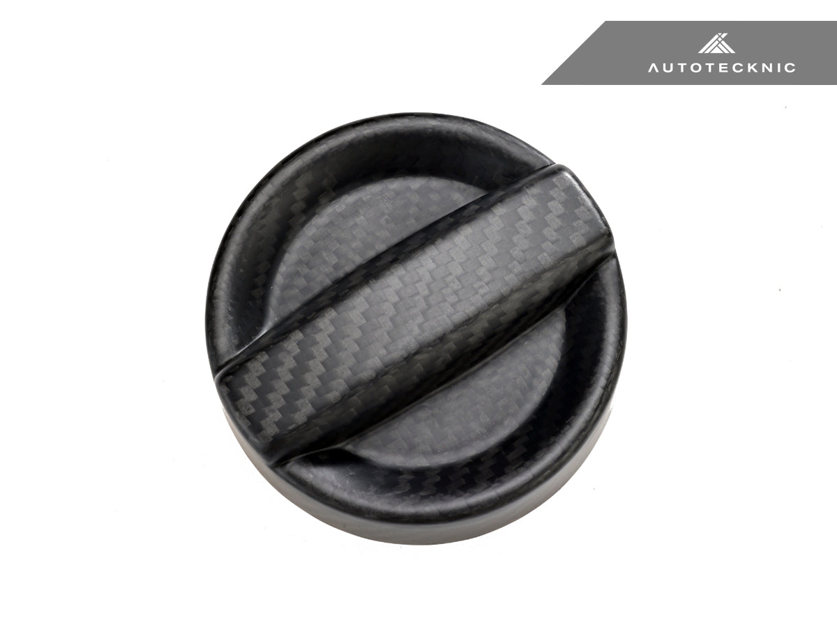 AutoTecknic Dry Carbon Competition Oil Cap Cover - E60 5-Series - Graveyard Performance